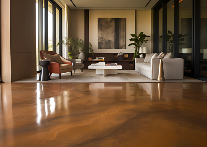 Your Room’s Design can be Changed with Metal Epoxy Stains and Interior Stain Floors